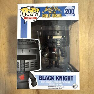 FUNKO POP! MOVIES BLACK KNIGHT #200 Monty Python Grail NIB Never Opened Vaulted